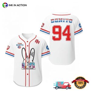 Team Benito Superbowl LX Inspired Baseball Jersey