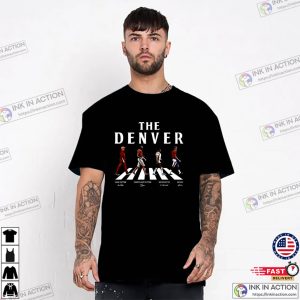 The Denver Walking Abbey Road, Broncos Football Signatures Tee