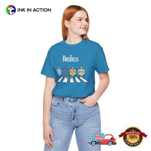 The Dreidels Beatles Funny Jewish Pop Culture T Shirt 2 InkInAction.com
