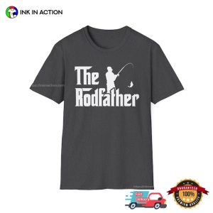 The Rodfather Funny Joke fisherman shirt 1 InkInAction.com