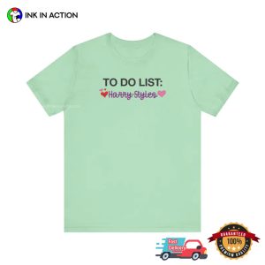 To Do List Harry Style Fan Girl Tee 2 InkInAction.com