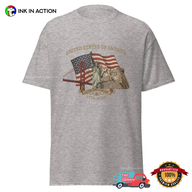 United States Of America's 250 Birthday Shirt United States Of America's 250 Birthday Shirt