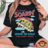 Vintage Mickey & Friends Soarin’ Around The World Disneyland Trip T-shirt