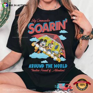 Vintage Mickey & Friends Soarin’ Around The World Disneyland Trip T-shirt Vintage Mickey & Friends Soarin’ Around The World Disneyland Trip T-shirt