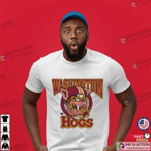 Vintage Washington Football Commanders Redskins Hail T-Shirt