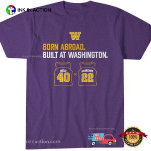 Washington Huskies Schrempf Welp Duo T shirt 3 InkInAction.com