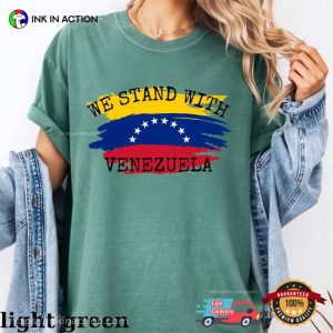 We Stand With Venezuela Comfort Colors Tee We Stand With Venezuela Comfort Colors Tee