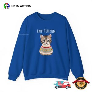 jewish celebration of purim Cat Gift T-shirt 1 InkInAction.com