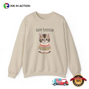 jewish celebration of purim Cat Gift T shirt 2 InkInAction.com