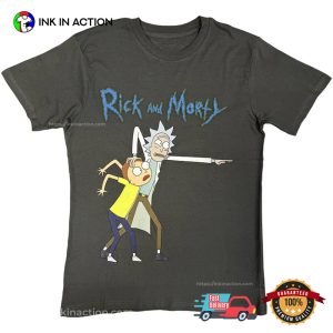 New Rick And Morty Grab And Point T-shirt New Rick And Morty Grab And Point T-shirt