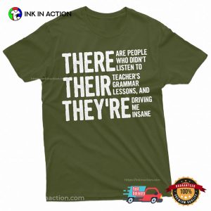 school teacher student gift funny grammar T shirt 1 InkInAction.com