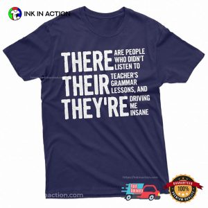 school teacher student gift funny grammar T shirt 2 InkInAction.com