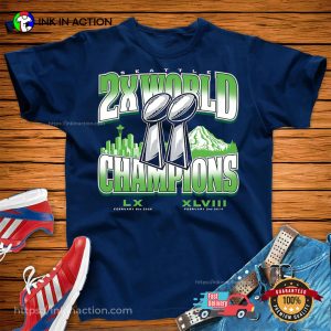 2X World Champions NFL Shirt