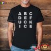Abcdefuck Funny Alphabet Adult Humor Shirt
