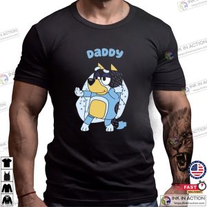 Bluey Cartoon Characters Daddy Shirt