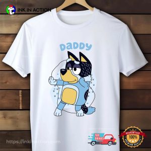 Bluey Cartoon Characters Daddy Shirt