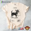 Chihuahua Anatomy Dog Comfort Colors Tee
