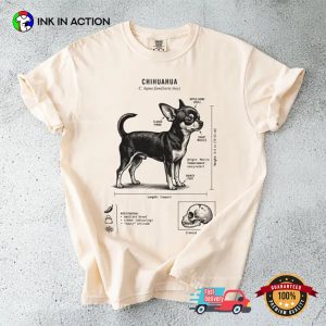 Chihuahua Anatomy Dog Comfort Colors Tee Chihuahua Anatomy Dog Comfort Colors Tee