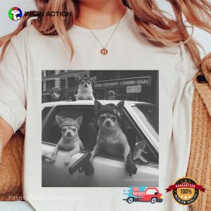 Chihuahua Gangster Funny Dog Meme Comfort Colors Tee 1 InkInAction.com