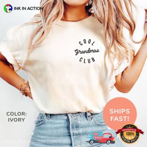 Cool Grandmas Club Pocket Comfort Colors Tee Cool Grandmas Club Pocket Comfort Colors Tee