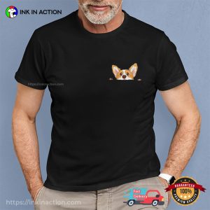Corgi Pocket Shirt For Dog Lovers