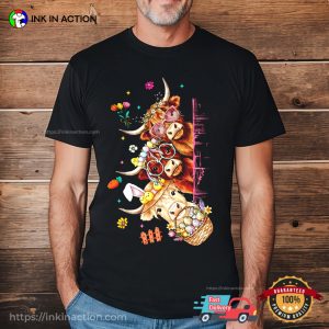 Cows Love Eggs easter flowers Shirt 3 InkInAction.com