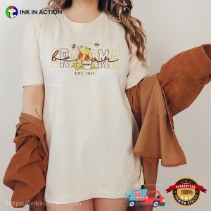 Custom Grandma Bear, Disney Pooh Bear Comfort Colors Tee
