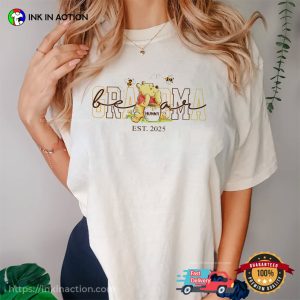 Custom Grandma Bear, Disney Pooh Bear Comfort Colors Tee