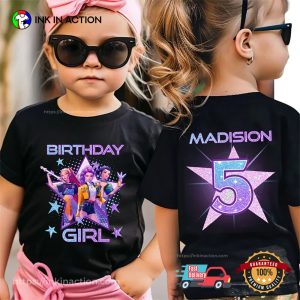 Custom Huntrix Birthday Girl 2 Sided Shirt Custom Huntrix Birthday Girl 2 Sided Shirt