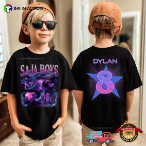 Custom Saja Boys The Idol Birthday 2 sided Tee 2 InkInAction.com