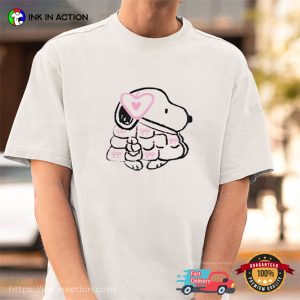 Cute Snoopy Puffer Jacket Valentine Shirt 1 InkInAction.com