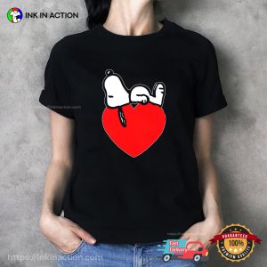 Cute Snoopy Valentine Heart Shirt 3 InkInAction.com