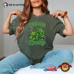 Feeling Lucky 67 meme Holiday Humor Comfort Colors Tee 1 InkInAction.com
