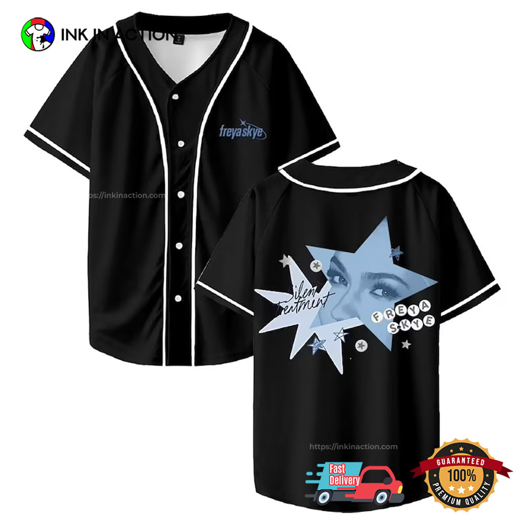 Freya Skye Concert, Stars Align Tour 2026 Black Baseball Jersey Freya Skye Concert, Stars Align Tour 2026 Black Baseball Jersey