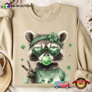 Funny Raccoon St Patricks Day Shirt 1 InkInAction.com
