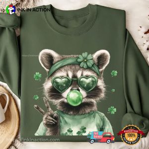 Funny Raccoon St Patricks Day Shirt Funny Raccoon St Patricks Day Shirt