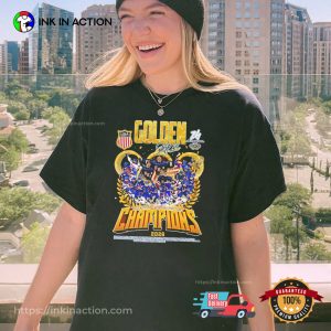 Golden USA Women’s Ice Hockey Olympic Champions 2026 Shirt