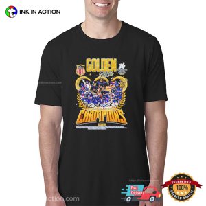 Golden USA Women’s Ice Hockey Olympic Champions 2026 Shirt