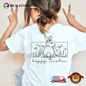 Happy Easter Floral Bunny Shirt