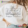 Happy Easter Floral Bunny Shirt