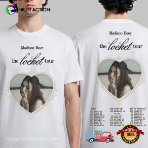 Madison Beer The Locket Tour 2026 World Tour Music T-Shirt Madison Beer The Locket Tour 2026 World Tour Music T-Shirt