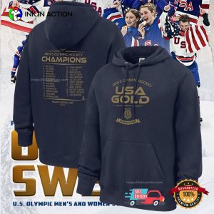 Men’s Olympic Hockey Champions USA Gold Team Shirt