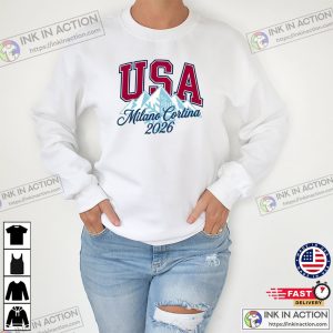 Milano Cortina 2026 USA Winter Sports Tee Milano Cortina 2026 USA Winter Sports Tee