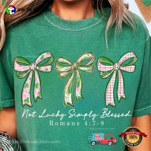 Not Lucky Simply Blessed Happy Patrick’s Day Comfort Colors Tee
