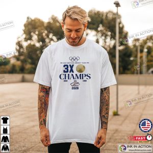 Olympic USA Men’s Ice Hockey 3X Champions Shirt 2 InkInAction.com