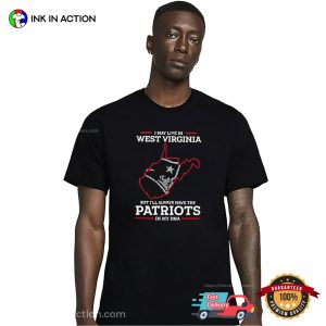 Patriots In My DNA, New England Football Fan Shirt 1 InkInAction.com