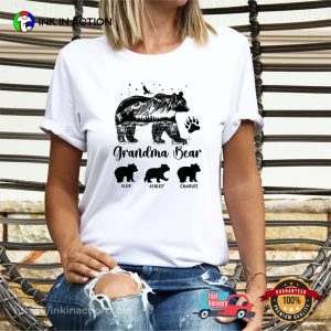Personalized Cute Grandma Bear And Kids Bear Tee Personalized Cute Grandma Bear And Kids Bear Tee