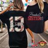 Personalized Name And Number Baseball Sister 2 Sided Shirt