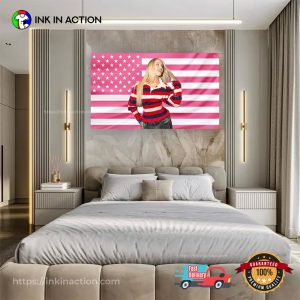 Pink Freya Skye USA Flag 3 InkInAction.com