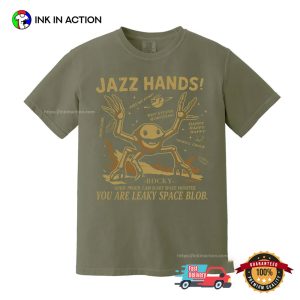 Project Hail Mary Rocky Jazz hands Comfort Colors Tee 1 InkInAction.com